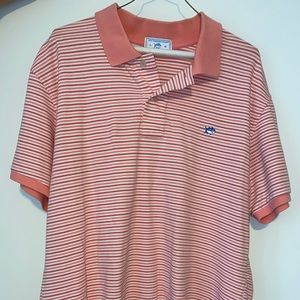 Southern tide pin stripe polo